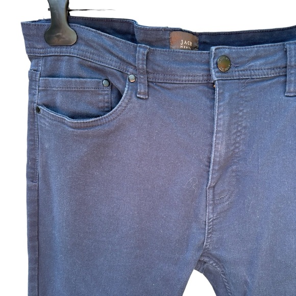 Jachs Men’s‎ Mid Navy Straight Fit Stretch Traveler Pant 36/32 - Picture 5 of 8